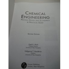 Chemical Engineering Process Design and Economics