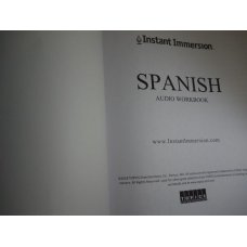 Instant Immersion - SPANISH - Audio CD Workbook 