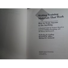 Writing Training Materials That Work